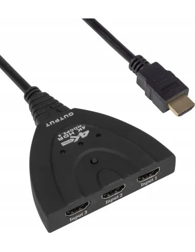 SWITCH HDMI 2.0 3x1 SPLITTER 1x3 Rozdzielacz Przełącznik 4K/60Hz
