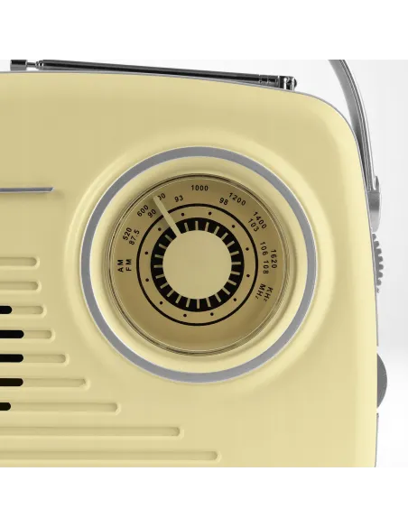 RADIO KUCHENNE RETRO BUDOWLANE PRZENOŚNE BLUETOOTH FM NA BATERIE SIECIOWE