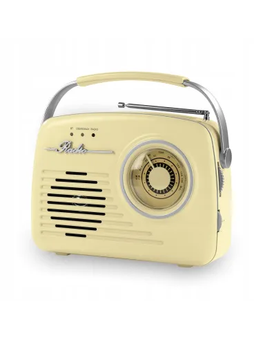RADIO KUCHENNE RETRO BUDOWLANE PRZENOŚNE BLUETOOTH FM NA BATERIE SIECIOWE