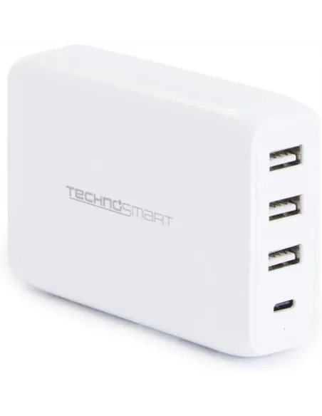 UNIWERSALNY ZASILACZ ŁADOWARKA 63W 20V USB-C + 3x USB-A + KABEL 1,5m