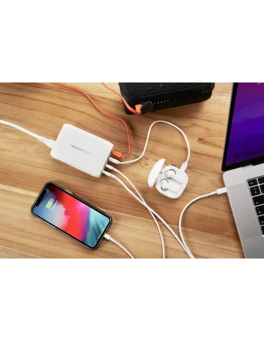 UNIWERSALNY ZASILACZ ŁADOWARKA 63W 20V USB-C + 3x USB-A + KABEL 1,5m