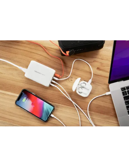 UNIWERSALNY ZASILACZ ŁADOWARKA 63W 20V USB-C + 3x USB-A + KABEL 1,5m
