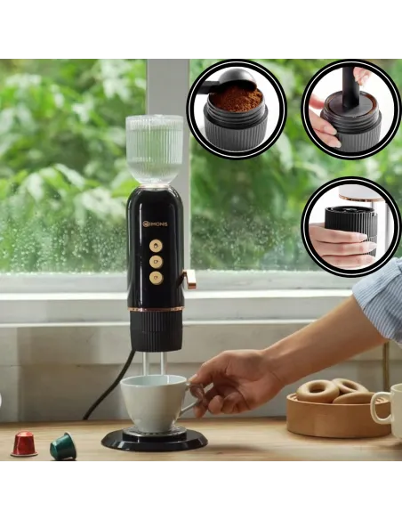 Ekspres Ciśnieniowy 19bar do Kawy na Kapsułki Dolce Gusto Nespresso 4w1