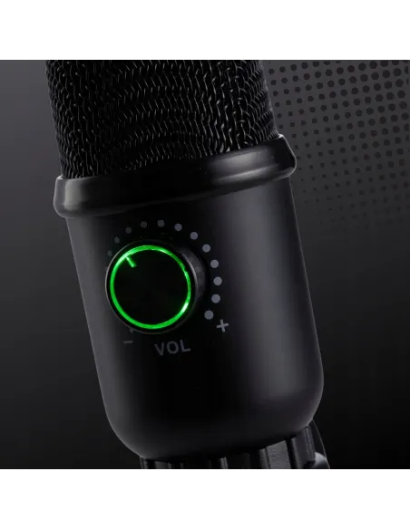 Mikrofon do Komputera Pojemnościowy DAY GAMINGOWY Studyjny KARAOKE USB
