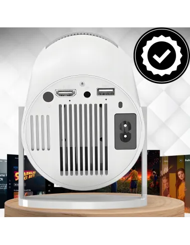 PROJEKTOR RZUTNIK MINI PRZENOŚNY ANDROID LED WIFI FULL HD SMART TV HY300