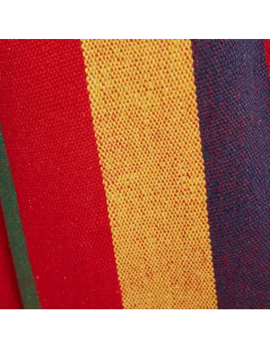 HAMAK FOTEL WISZĄCY OGRODOWY BRAZYLIJSKI BUJANY HUŚTAWKA KOKON CZERWONY