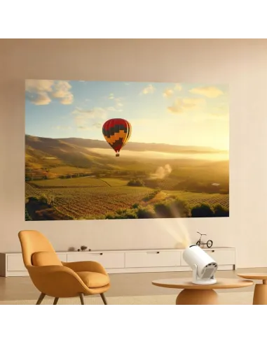 PROJEKTOR RZUTNIK MINI PRZENOŚNY ANDROID LED WIFI FULL HD SMART TV HY300