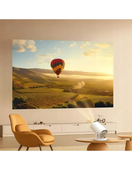 PROJEKTOR RZUTNIK MINI PRZENOŚNY ANDROID LED WIFI FULL HD SMART TV HY300