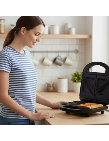 Opiekacz TOSTER do Kanapek SilverCrest 700W Sandwich Trójkąty Powłoka ILAG
