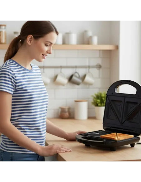 Opiekacz TOSTER do Kanapek SilverCrest 700W Sandwich Trójkąty Powłoka ILAG