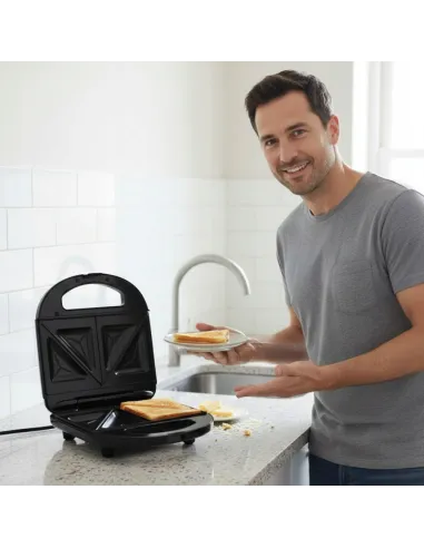 Opiekacz TOSTER do Kanapek SilverCrest 700W Sandwich Trójkąty Powłoka ILAG