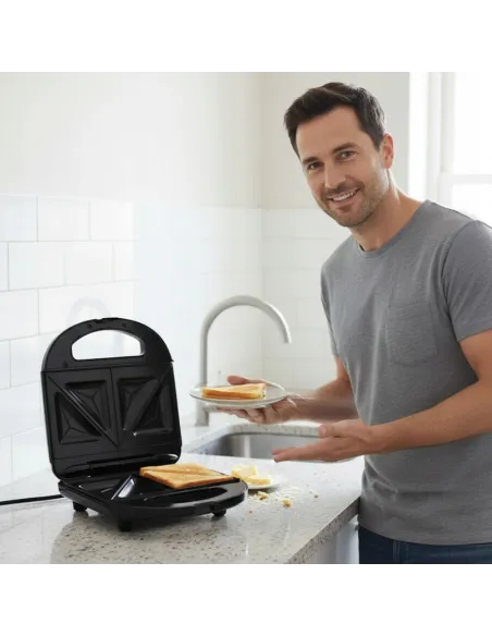Opiekacz TOSTER do Kanapek SilverCrest 700W Sandwich Trójkąty Powłoka ILAG