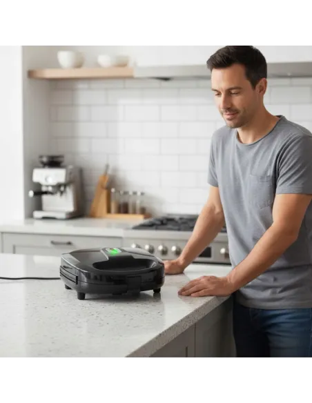 Opiekacz TOSTER do Kanapek SilverCrest 700W Sandwich Trójkąty Powłoka ILAG