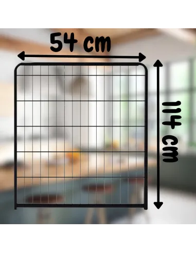 KOJEC KLATKA DLA PSA METAL WYBIEG KRÓLIKA MODUŁOWA ZAGRODA 6 PANELI 114cm