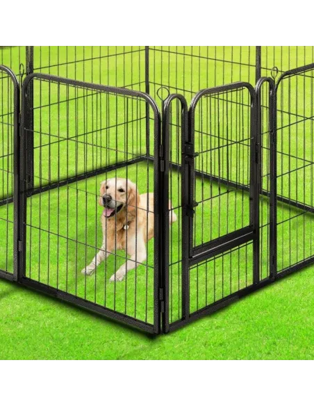KOJEC KLATKA DLA PSA METAL WYBIEG KRÓLIKA MODUŁOWA ZAGRODA 6 PANELI 114cm
