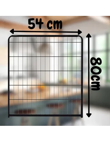 KOJEC KLATKA DLA PSA METAL WYBIEG KRÓLIKA MODUŁOWA ZAGRODA 6 PANELI 80cm