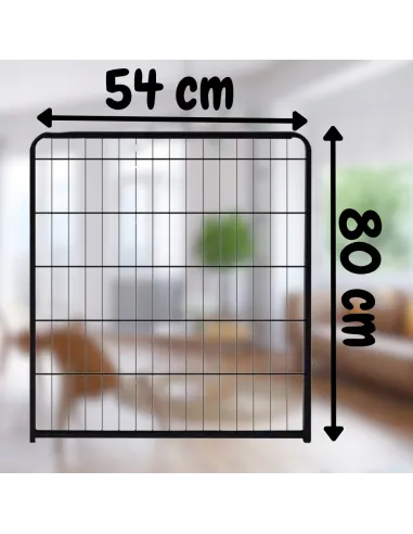 KOJEC KLATKA DLA PSA METAL WYBIEG KRÓLIKA MODUŁOWA ZAGRODA 4 PANELE 80cm