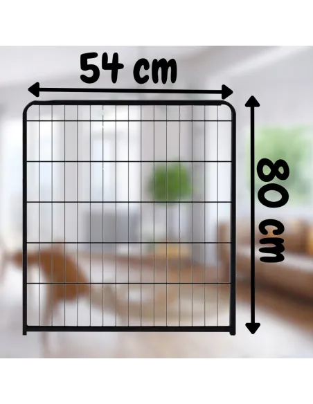 KOJEC KLATKA DLA PSA METAL WYBIEG KRÓLIKA MODUŁOWA ZAGRODA 4 PANELE 80cm