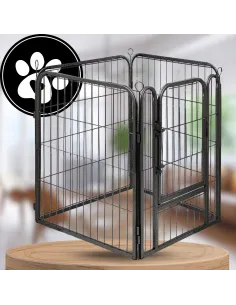 KOJEC KLATKA DLA PSA METAL WYBIEG KRÓLIKA MODUŁOWA ZAGRODA 4 PANELE 114cm 2