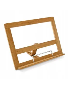 Stojak Podstawka Bambusowa na Książkę Podpórka pod Tablet