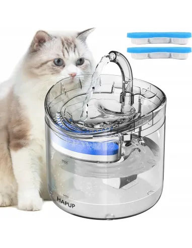 POIDŁO DLA ZWIERZĄT AUTOMATYCZNE DLA PSÓW KOTÓW 1800ML FONTANNA + 4 FILTRY