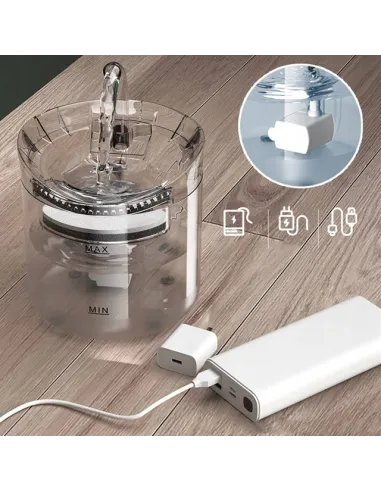 POIDŁO DLA ZWIERZĄT AUTOMATYCZNE DLA PSÓW KOTÓW 1800ML FONTANNA + 4 FILTRY