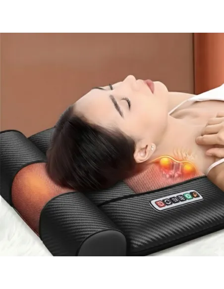 MATA MASUJĄCA MATERAC MASAŻU FOTEL KRĘGOSŁUP NOGI PODGRZEWANY 3D SHIATSU