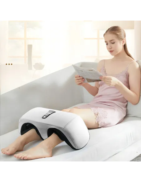 MASAŻER KOLAN NÓG STÓP ŁYDEK z UCISKANIEM PODGRZEWANIEM System AIR BAG