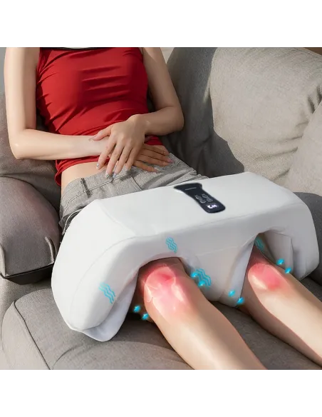 MASAŻER KOLAN NÓG STÓP ŁYDEK z UCISKANIEM PODGRZEWANIEM System AIR BAG