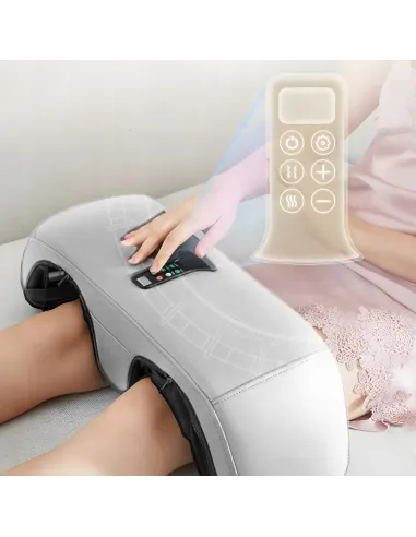 MASAŻER KOLAN NÓG STÓP ŁYDEK z UCISKANIEM PODGRZEWANIEM System AIR BAG