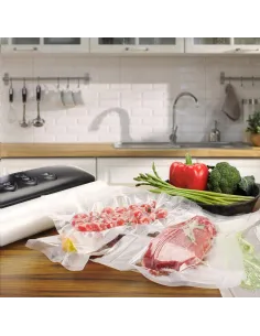FOLIA do Sous Vide Zgrzewarki ZGRZEWAREK PRÓŻNIOWYCH RĘKAW 28cm ROLKA 5m 2