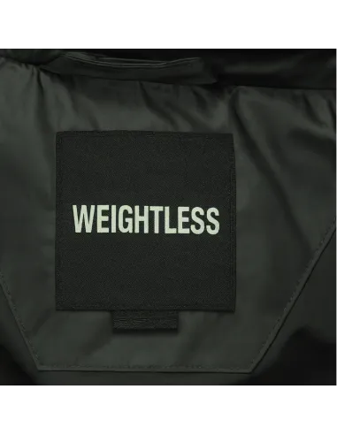 Kurtka Zimowa Ciemna Zieleń Weightless Ciepła Pikowana Krótka do pasa M