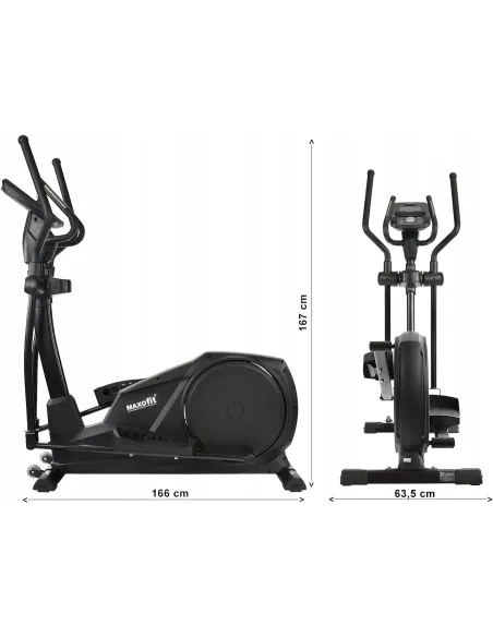 ORBI-TREK TRENAŻER ELIPTYCZNY MAGNETYCZNY | KOŁO 16KG | DO 150KG |Aplikacje