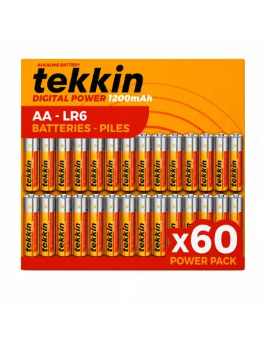 60x BATERIE BATERIA ALKALICZNE PALUSZKI TEKKIN DIGITAL POWER AA LR6 R6