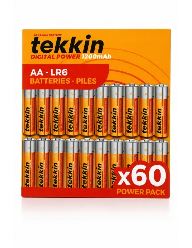 60x BATERIE BATERIA ALKALICZNE PALUSZKI TEKKIN DIGITAL POWER AA LR6 R6