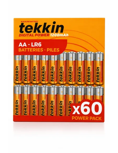 60x BATERIE BATERIA ALKALICZNE PALUSZKI TEKKIN DIGITAL POWER AA LR6 R6
