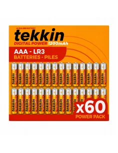 60x BATERIE BATERIA ALKALICZNE PALUSZKI TEKKIN DIGITAL POWER AAA LR3 R3
