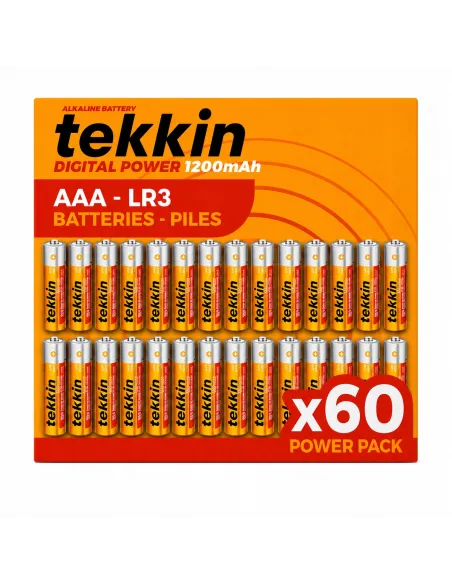 60x BATERIE BATERIA ALKALICZNE PALUSZKI TEKKIN DIGITAL POWER AAA LR3 R3