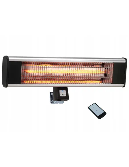 Nagrzewnica Promiennik 1800w Ciepła Podczerwieni Wiszący 1,8kW + PILOT