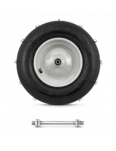 Koło KÓŁKO 4.80/4.00-8 8PR Pompowane + OŚ 12x150 mm | Mocne 8 Włókien 2