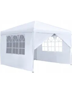 PAWILON OGRODOWY NAMIOT HANDLOWY ALTANA 300 x 400 cm 4 ŚCIANY OKNA ZAMEK