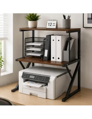 Półka na Mikrofalówkę Regał Kuchenny Organizer Loft 3 Poziomy