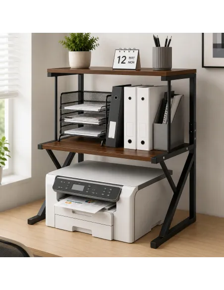 Półka na Mikrofalówkę Regał Kuchenny Organizer Loft 3 Poziomy