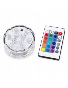 1x OŚWIETLENIE BASENU PODWODNE BASENOWE LAMPA LED RGB + PILOT