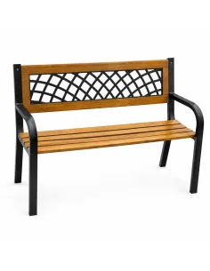 Ławka Ławeczka Ogrodowa Drewniana 2 Osobowa Taras Balkon Ogród 118 cm