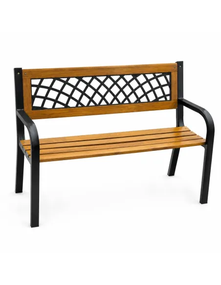 Ławka Ławeczka Ogrodowa Drewniana 2 Osobowa Taras Balkon Ogród 118 cm