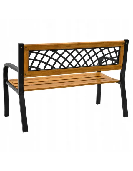 Ławka Ławeczka Ogrodowa Drewniana 2 Osobowa Taras Balkon Ogród 118 cm