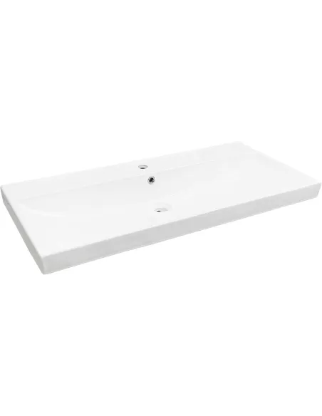 Umywalka Ceramiczna NABLATOWA 101x46 cm Trento Deluxe Nano