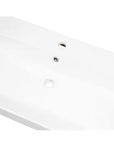Umywalka Ceramiczna NABLATOWA 101x46 cm Trento Deluxe Nano