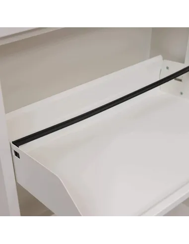 METALOWA Szafka na buty z 3 szufladami Uchylna wąska na 8-10 par BIAŁA